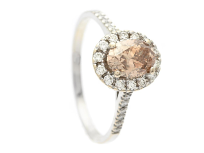Smycken, CARMOSERING, 18K vitguld