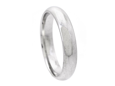Smycken, SLÄT RING, 18K vitguld