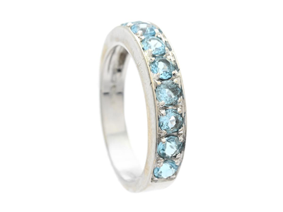 Smycken, ALLIANSRING, 18K vitguld