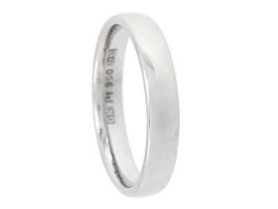 Smycken, SLÄT RING, platina 950