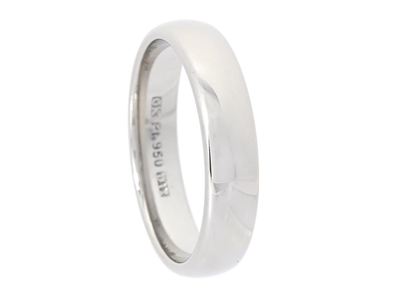 Smycken, SLÄT RING, platina 950