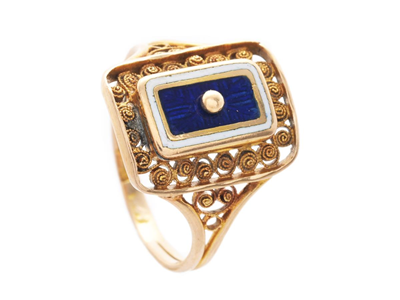 Smycken, RING, 18K guld