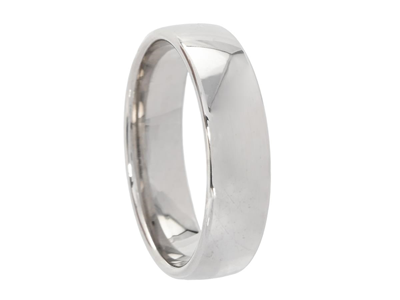 Smycken, SLÄT RING, 18K vitguld