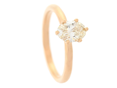 Smycken, ENSTENSRING, 18K guld