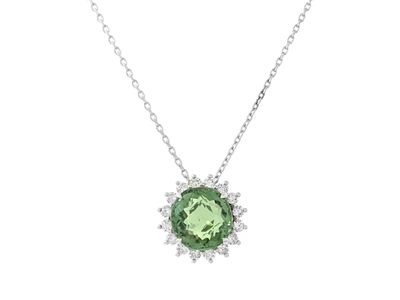 Smycken, COLLIER, 18K vitguld