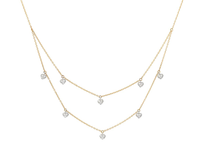Smycken, COLLIER, 18K guld/vitguld