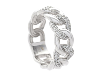 Smycken, RING, 18K vitguld