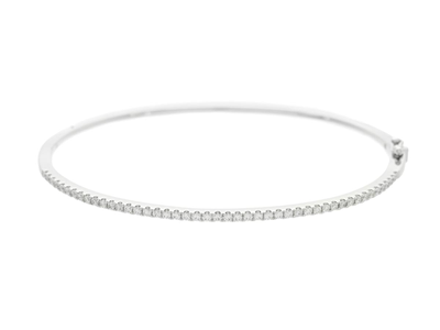 Smycken, ARMRING, 18K vitguld