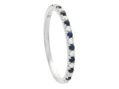 Smycken, ALLIANSRING, 18K vitguld
