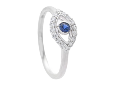 Smycken, RING, 18K vitguld