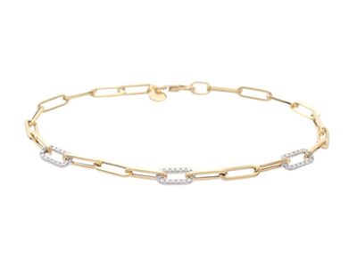 Smycken, ARMBAND, 18K guld/vitguld