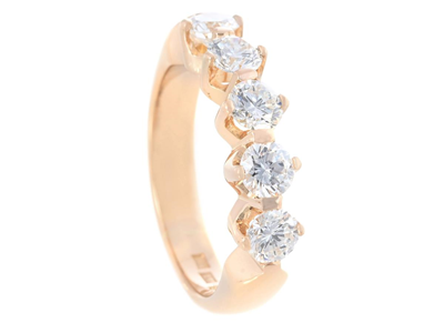 Smycken, ALLIANSRING, 18K guld