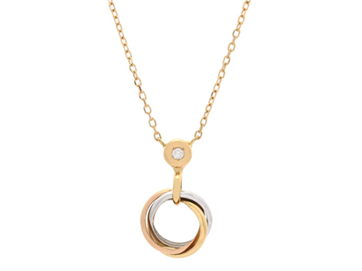 Smycken, COLLIER, 18K guld/vitguld/roséguld