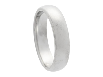 Smycken, SLÄT RING, 18K vitguld