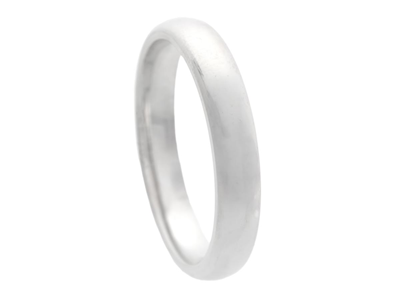Smycken, SLÄT RING, 18K vitguld
