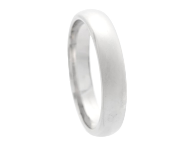 Smycken, SLÄT RING, 18K vitguld