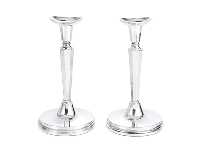 Silver, LJUSSTAKAR, ett par