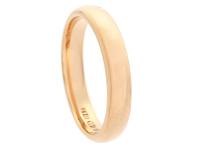 Smycken, SLÄT RING, 18K guld