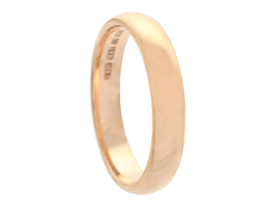 Smycken, SLÄT RING, 18K guld