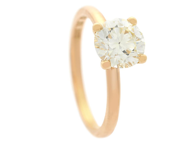 Smycken, ENSTENSRING, 18K guld