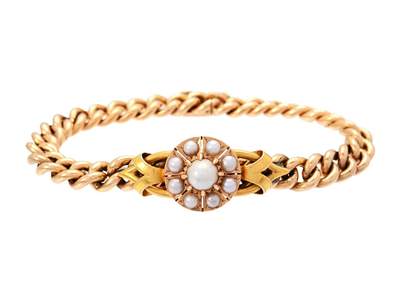 Smycken, ARMBAND, 18K guld
