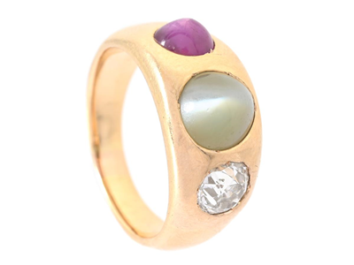 Smycken, RING, ca 19,5K guld