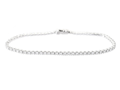 Smycken, TENNISARMBAND, platina