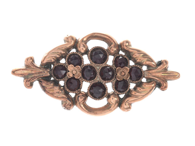 Smycken, BROSCH, 9K guld