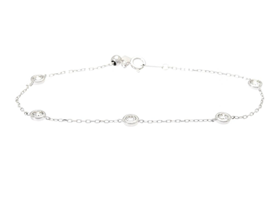 Smycken, ARMBAND, 18K vitguld