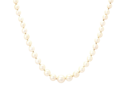 Smycken, PÄRLCOLLIER, odlade pärlor