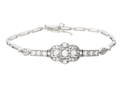 Smycken, ARMBAND, platina