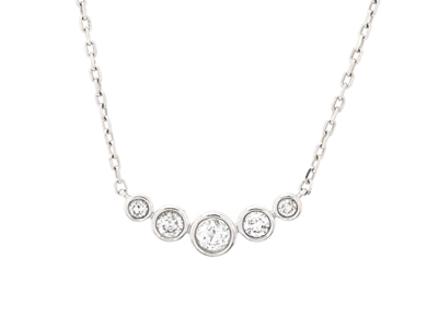 Smycken, COLLIER, 18K vitguld