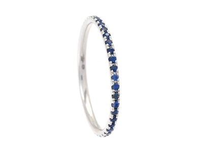 Smycken, HELALLIANSRING, 18K vitguld