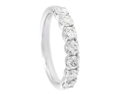 Smycken, ALLIANSRING, 18K vitguld