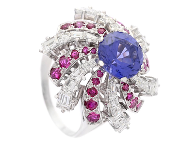 Smycken, RING, 18K vitguld