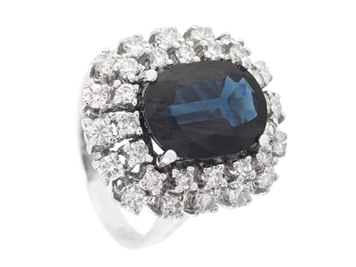 Smycken, RING, 18K vitguld