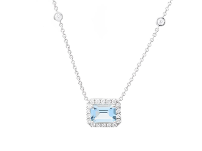 Smycken, COLLIER, 18K vitguld