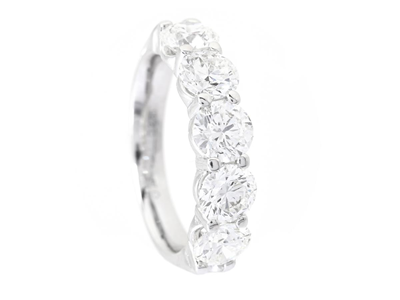 Smycken, ALLIANSRING, 18K vitguld