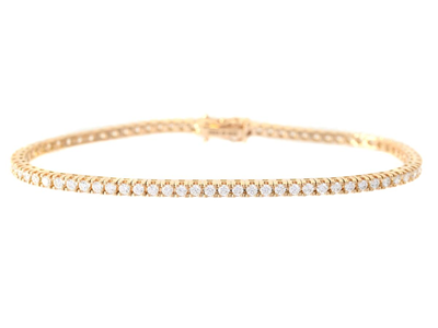 Smycken, TENNISARMBAND, 18K guld