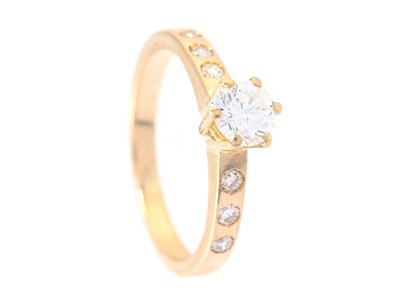 Smycken, RING, 18K guld