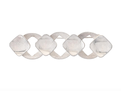 Smycken, BROSCH, silver