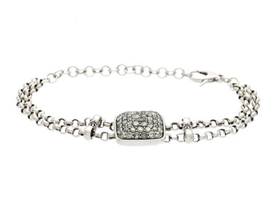 Smycken, ARMBAND, 18K vitguld