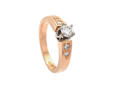 Smycken, RING, 18K guld
