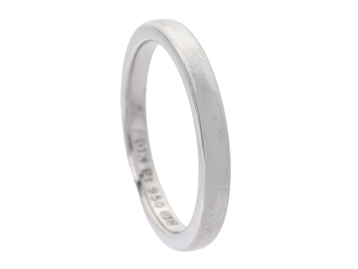 Smycken, SLÄT RING, platina 950 bredd 2 mm