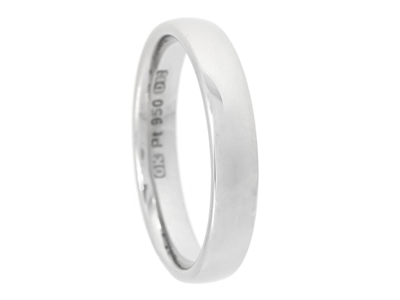 Smycken, SLÄT RING, platina 950