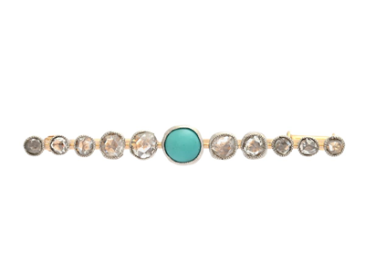 Smycken, BROSCH, 18K guld