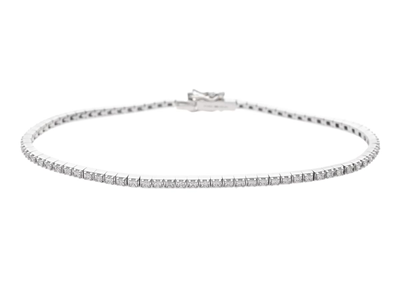 Smycken, TENNISARMBAND, Platina 950