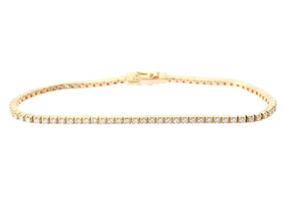 Smycken, TENNISARMBAND, 18K guld