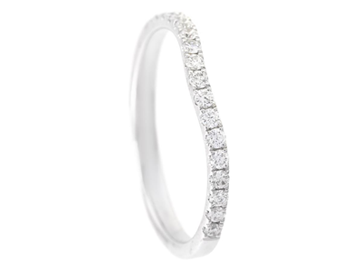 Smycken, JACKETRING, 18K vitguld