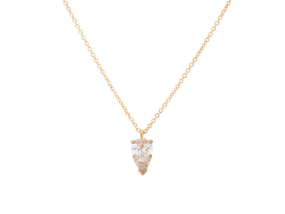 Smycken, ENSTENSCOLLIER, 18K guld